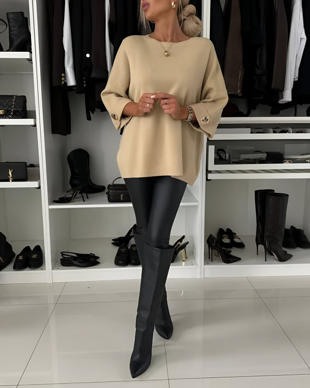 Lucie™ | Soft Sweater with Buttons