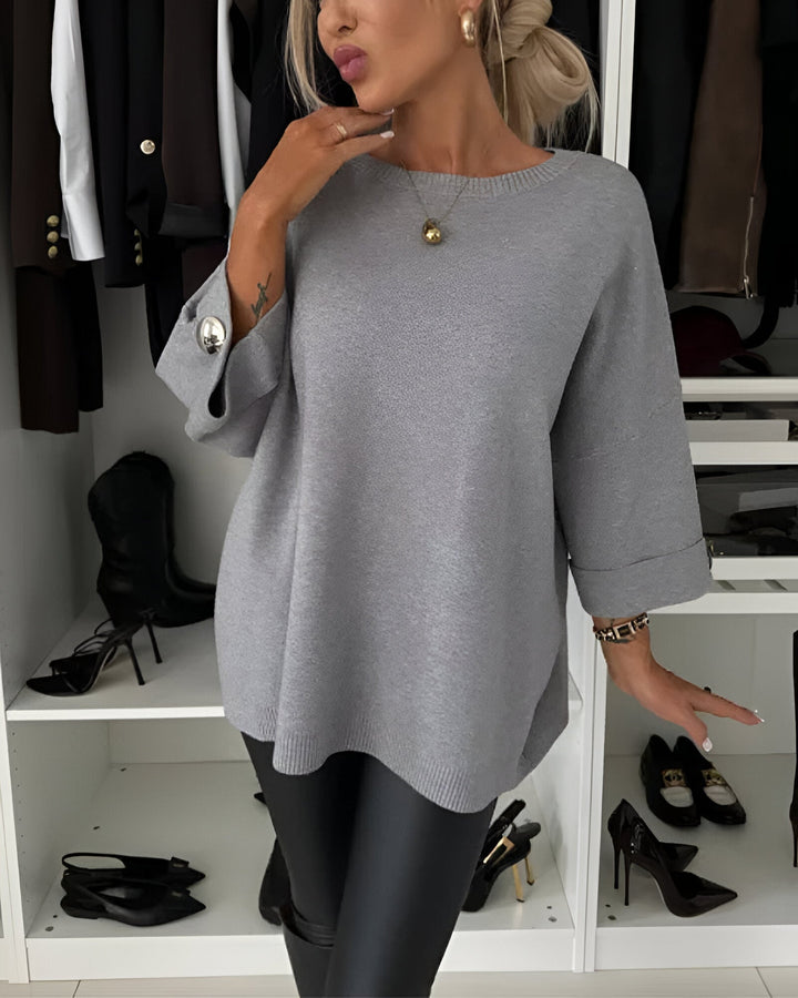 Lucie™ | Soft Sweater with Buttons