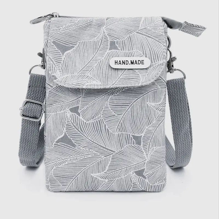 Sac À Motif Feuilles Vintage