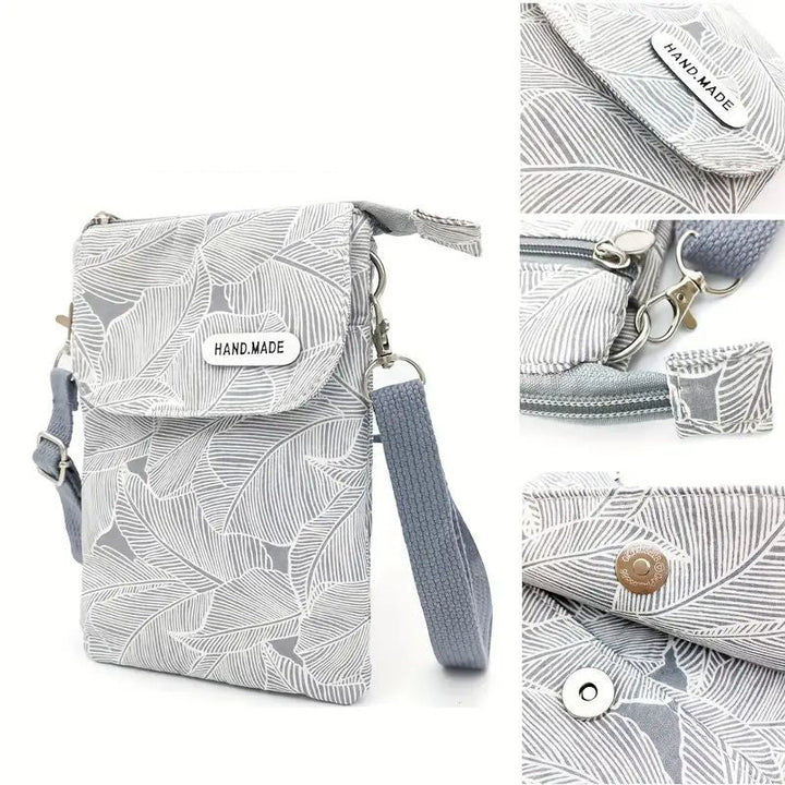 Sac À Motif Feuilles Vintage