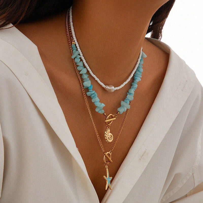 Collier Pendentif Bohème Vintage