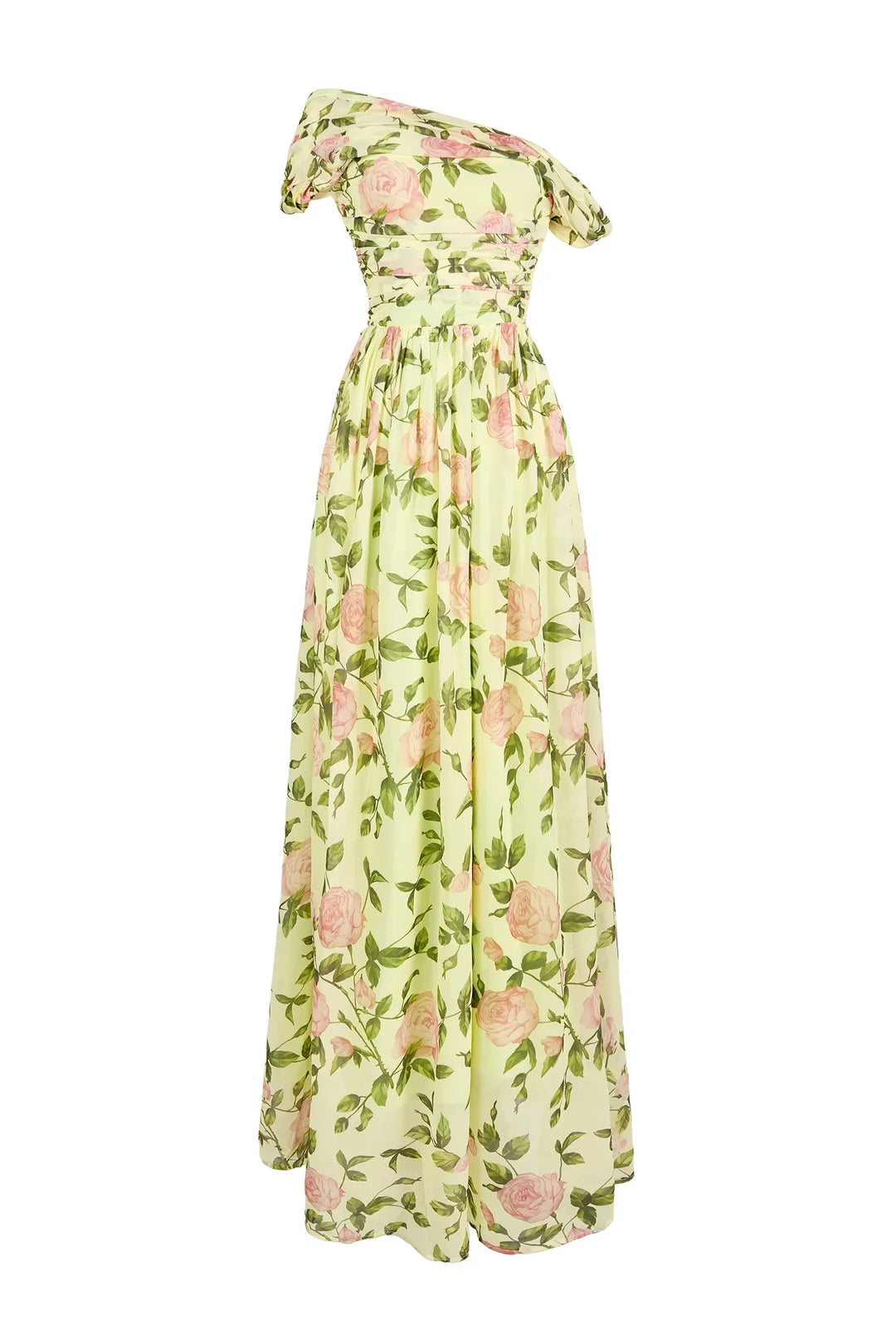 Rosalie | Robe Maxi Fleurie En Mousseline Élégante
