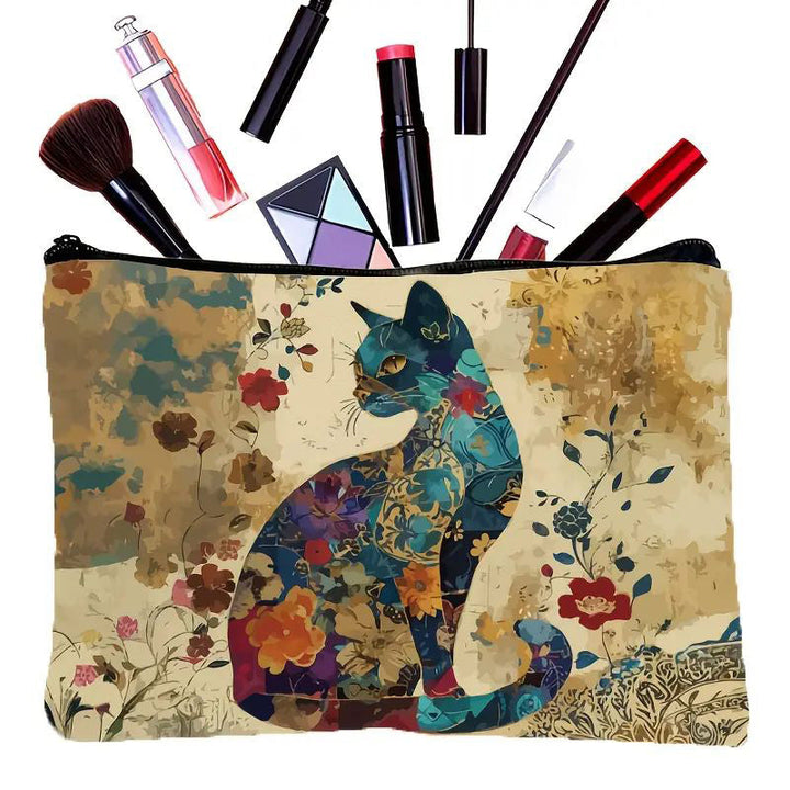 Sac À Motif Chat Vintage