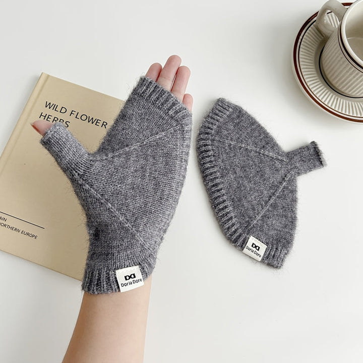 Gants Chauds De Couleur Unie