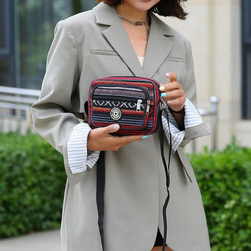 Sac Vintage À Rayures