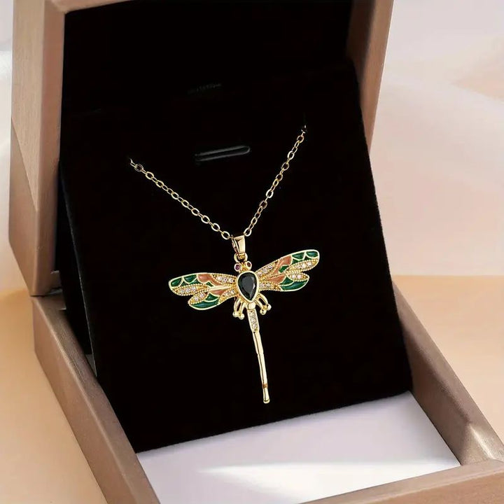Collier Pendentif Libellule