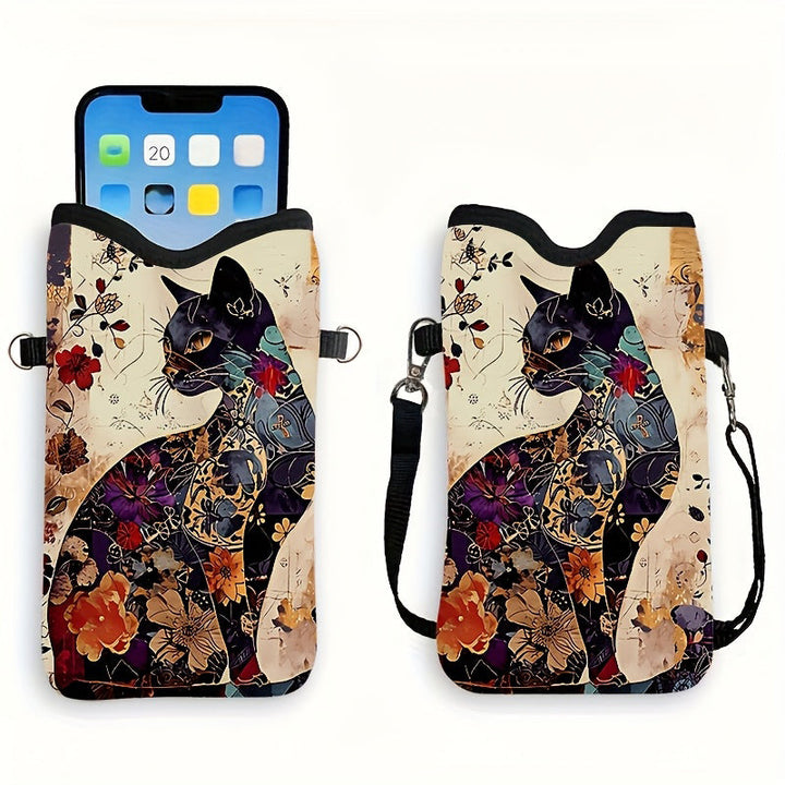 Sac Pour Téléphone Portable À Motif De Chat