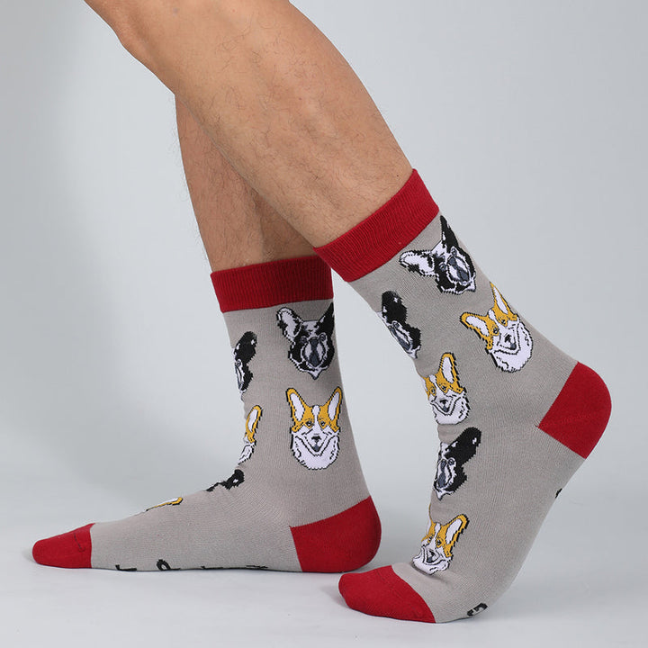 Chaussettes Vintage À Imprimé Animal