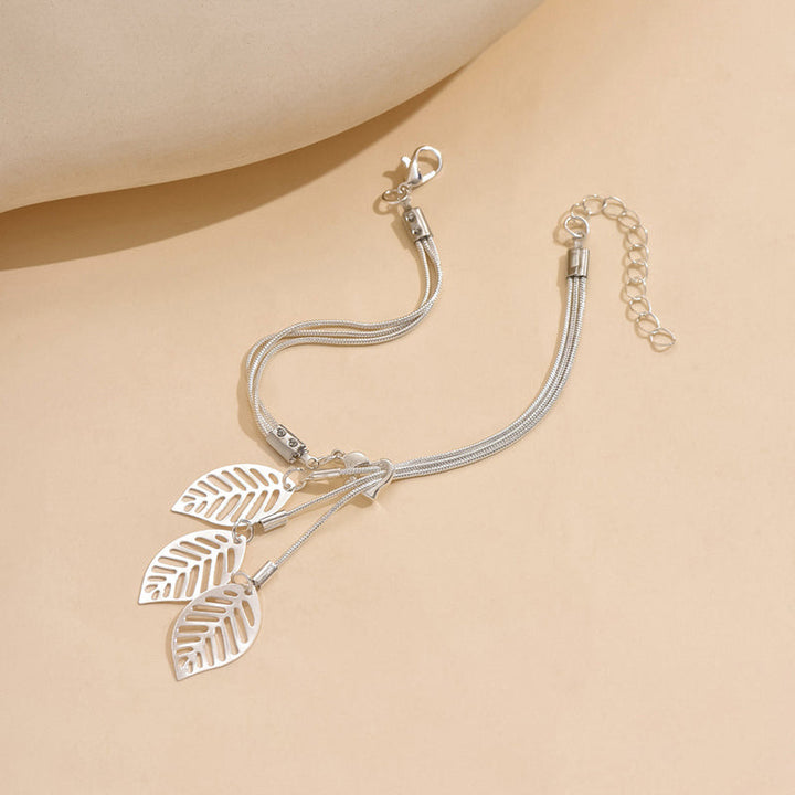 Bracelet Vintage À Feuilles