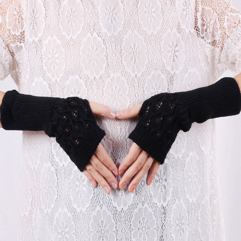 Gants Chauds De Couleur Unie