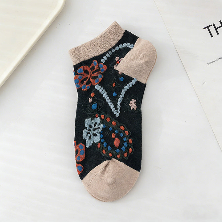 Chaussettes À Fleurs Vintage