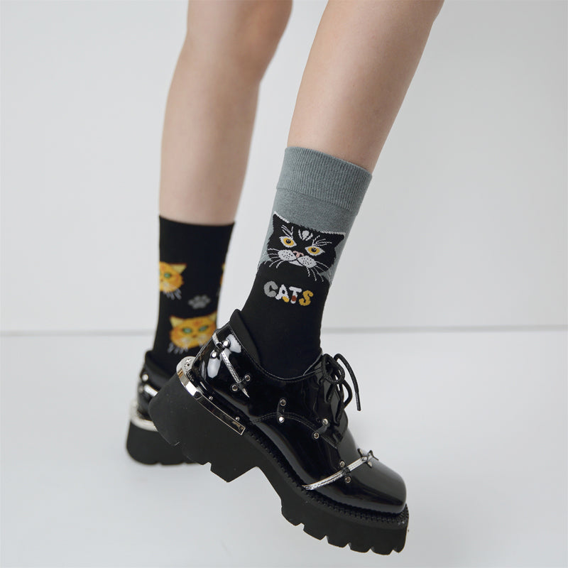Chaussettes Asymétriques Décontractées