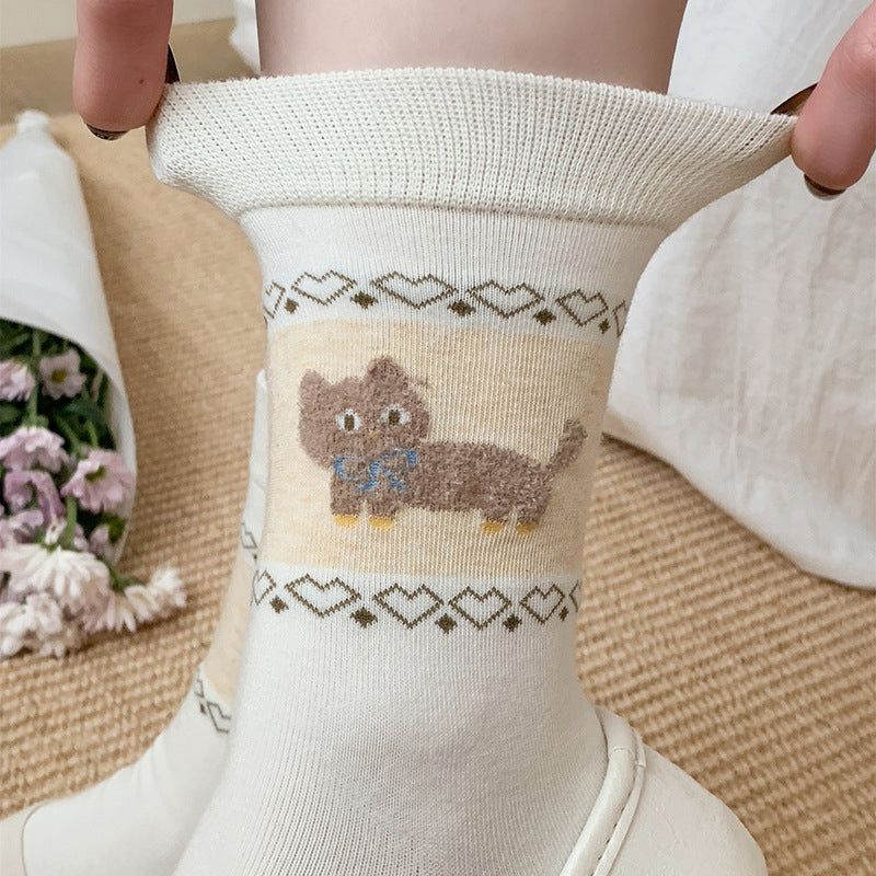 Chaussettes Animaux De Dessin Animé