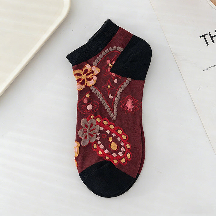 Chaussettes À Fleurs Vintage