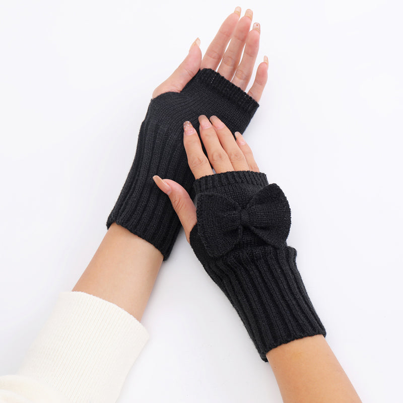 Gants Chauds De Couleur Unie
