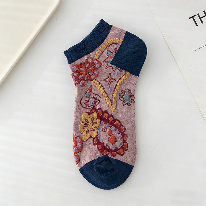 Chaussettes À Fleurs Vintage