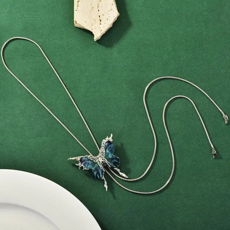 Collier Papillon Vintage