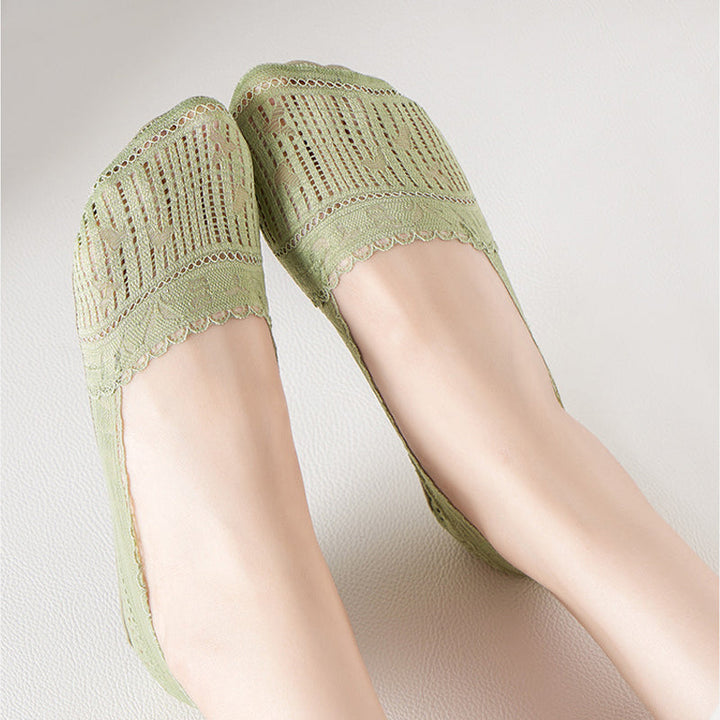 Chaussettes Respirantes En Dentelle