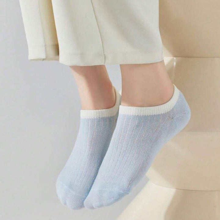 Chaussettes Décontractées À Blocs De Couleur