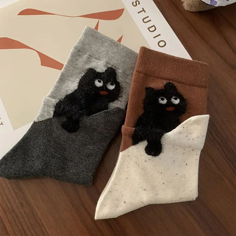 Chaussettes De Chat De Dessin Animé