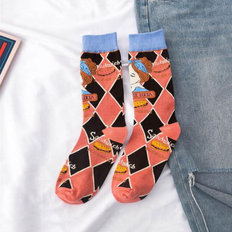 Chaussettes Décontractées Vintage