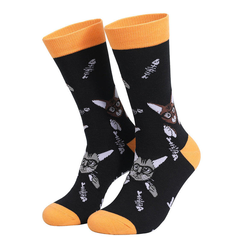 Chaussettes Vintage À Imprimé Animal