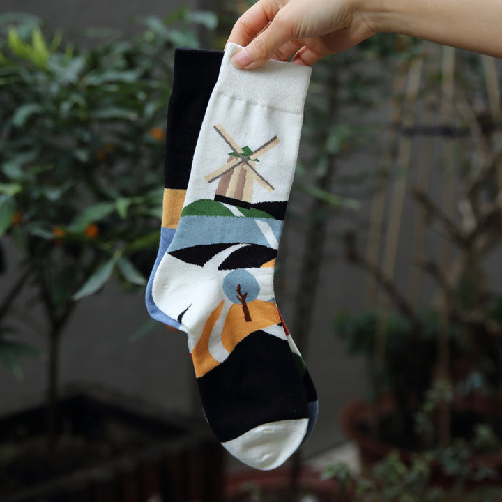 Chaussettes Asymétriques Décontractées