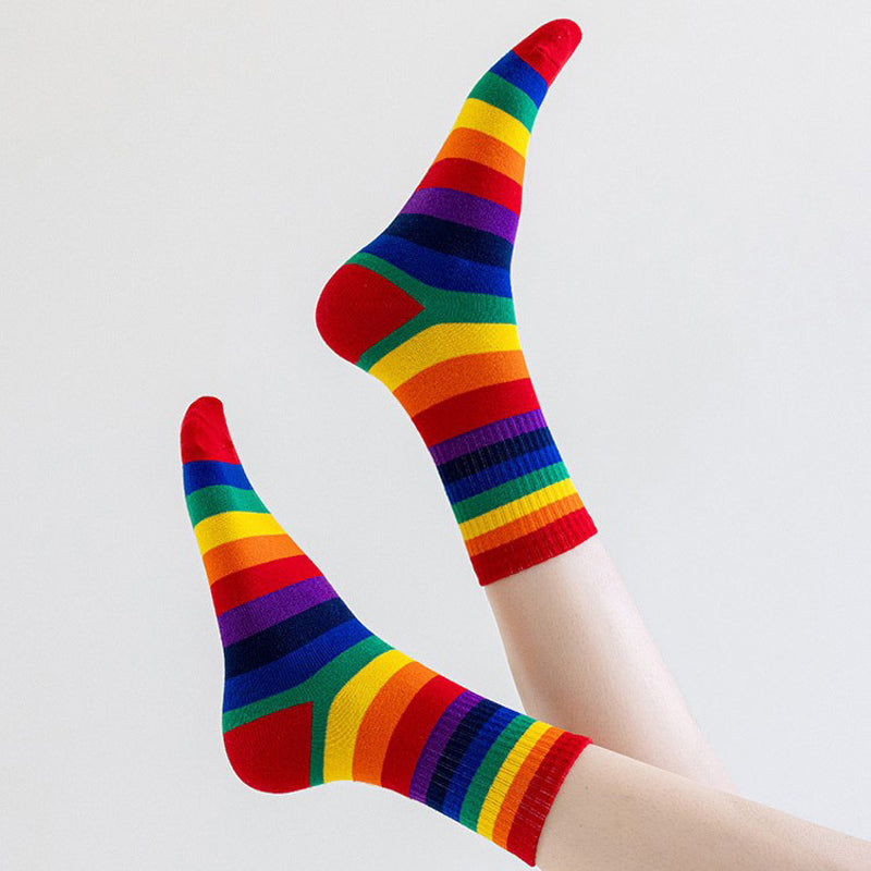 Chaussettes Rayées Colorées