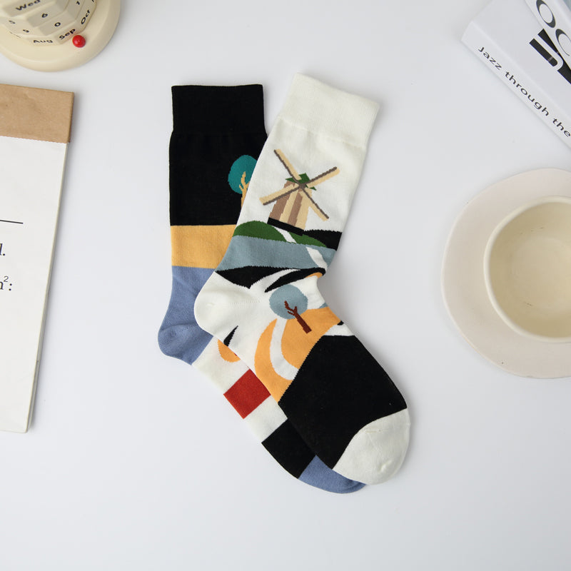 Chaussettes Asymétriques Décontractées