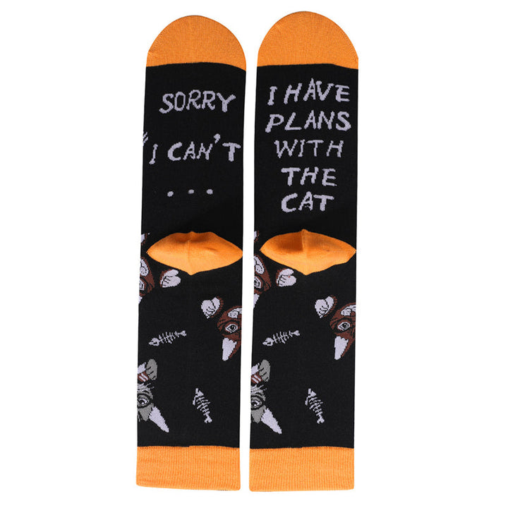 Chaussettes Vintage À Imprimé Animal