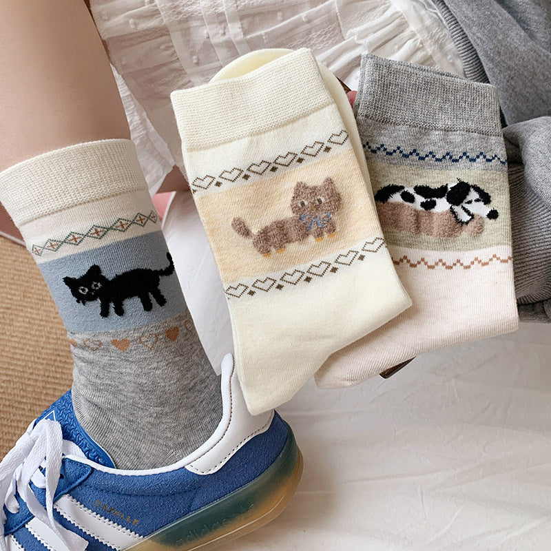 Chaussettes Animaux De Dessin Animé