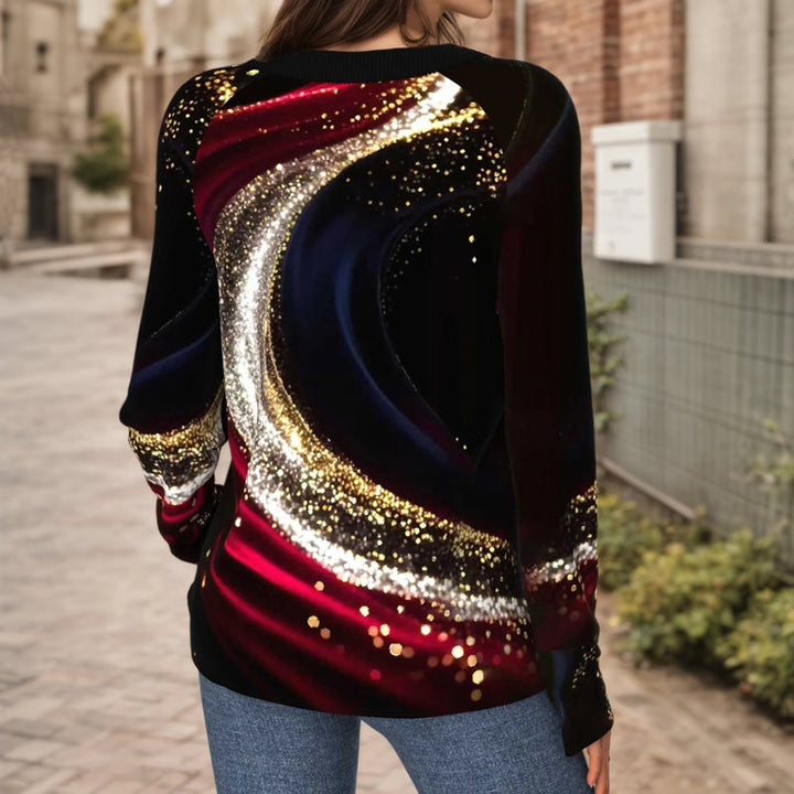 Blouse Décontractée À Dégradé