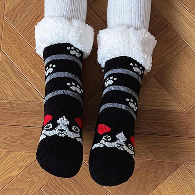 Chaussettes Chaudes De Dessin Animé