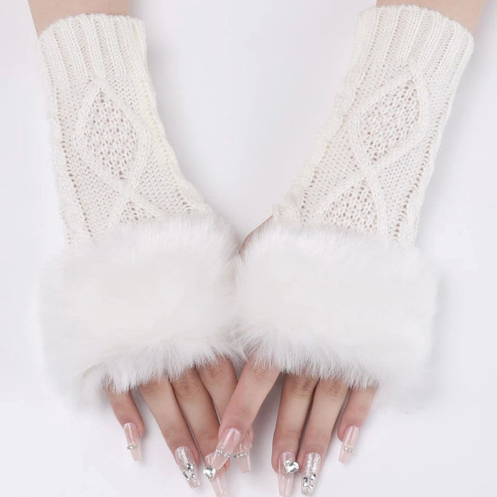 Gants Chauds De Couleur Unie