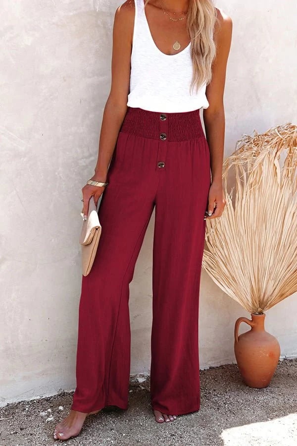 Riana - High-Waisted Relax Pants