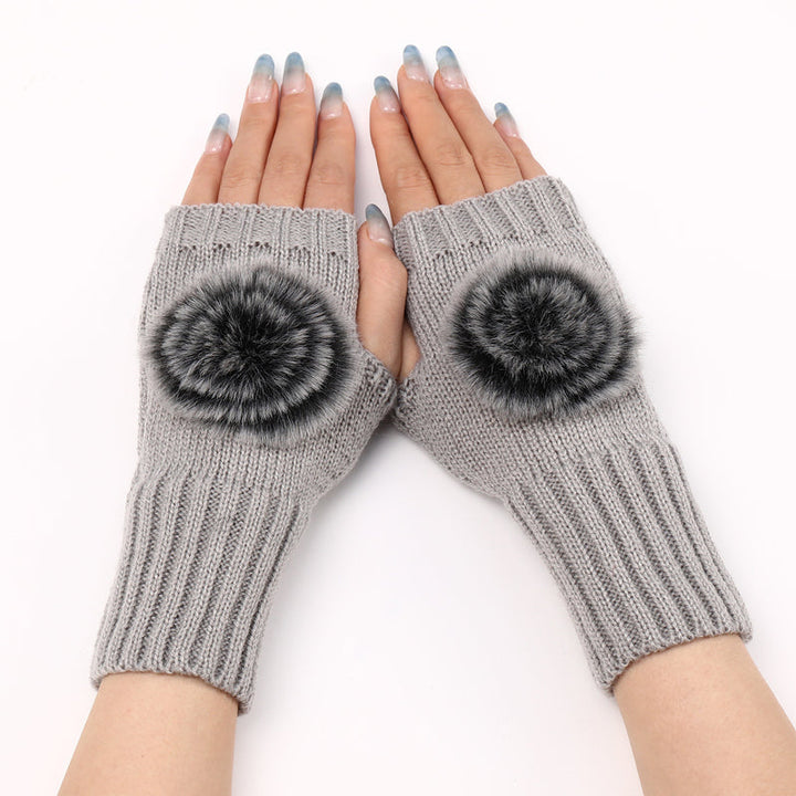 Gants Chauds De Couleur Unie