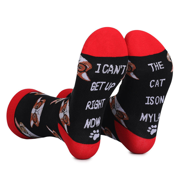 Chaussettes Vintage À Imprimé Animal