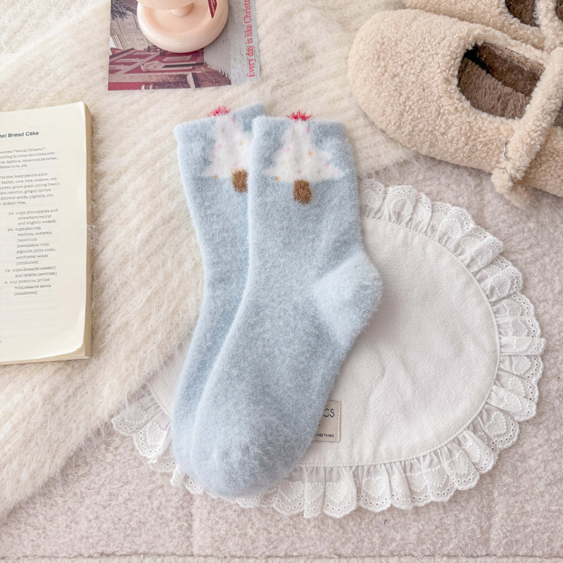 Chaussettes Chaudes De Dessin Animé