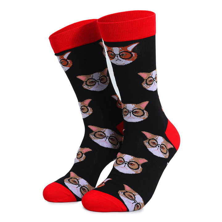 Chaussettes Vintage À Imprimé Animal