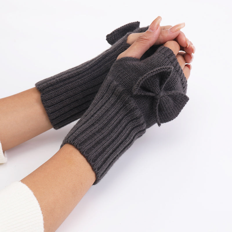 Gants Chauds De Couleur Unie