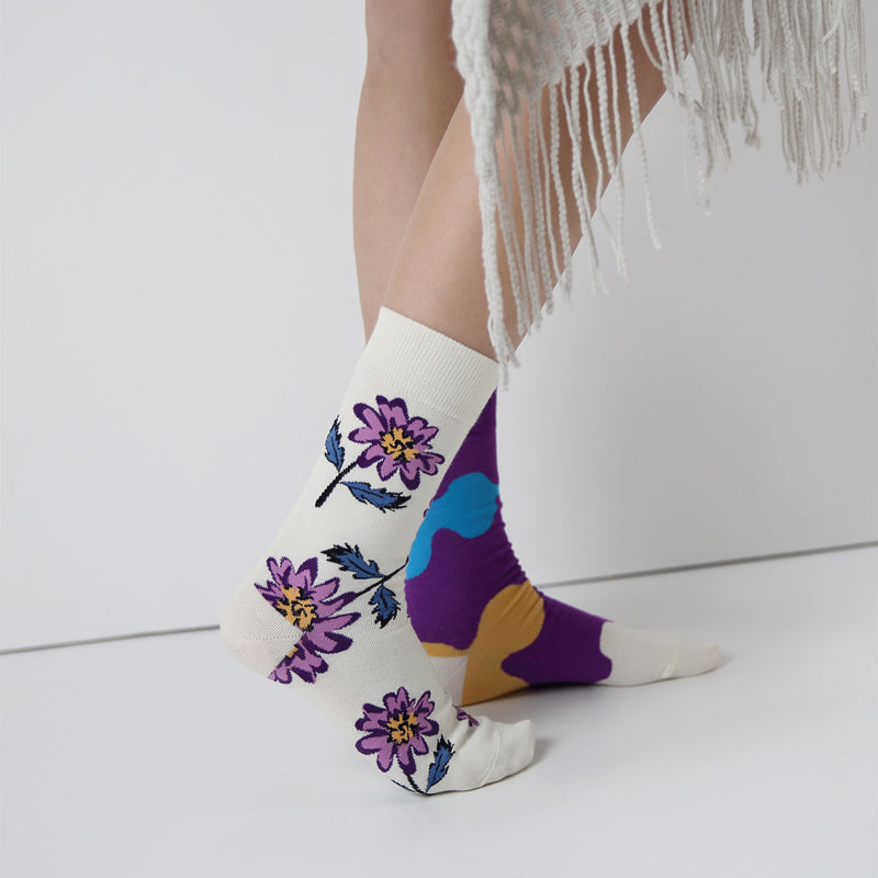 Chaussettes Asymétriques Décontractées