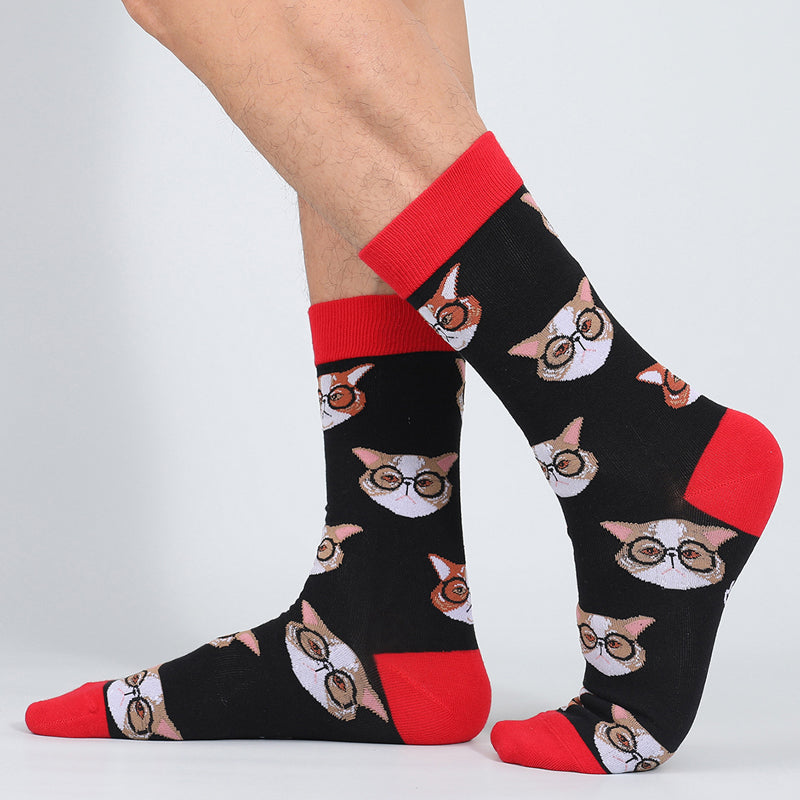 Chaussettes Vintage À Imprimé Animal