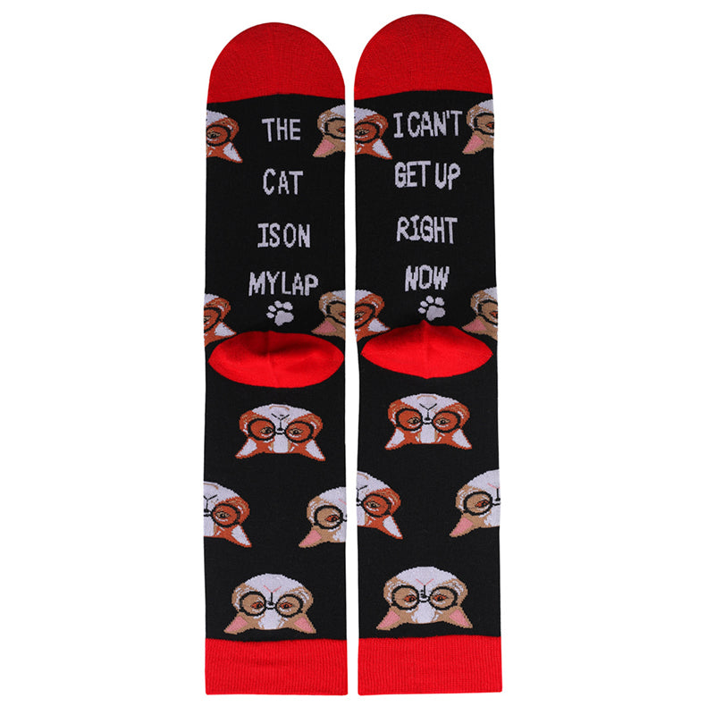 Chaussettes Vintage À Imprimé Animal