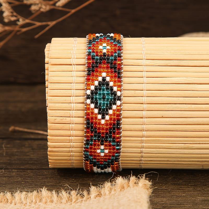 Bracelet Bohème Tissé À La Main