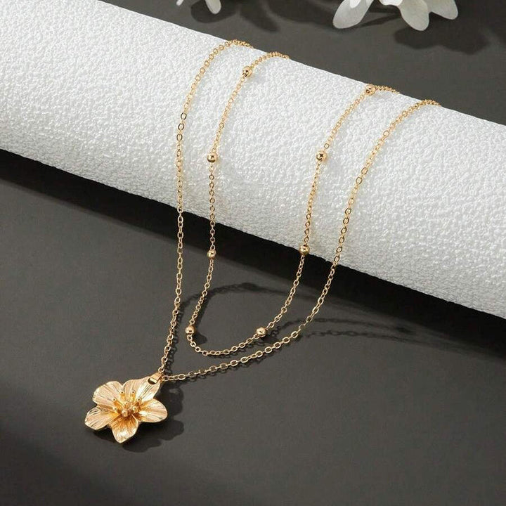 Collier Pendentif Fleur