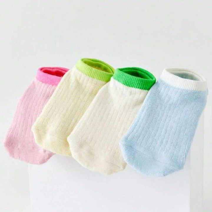 Chaussettes Décontractées À Blocs De Couleur