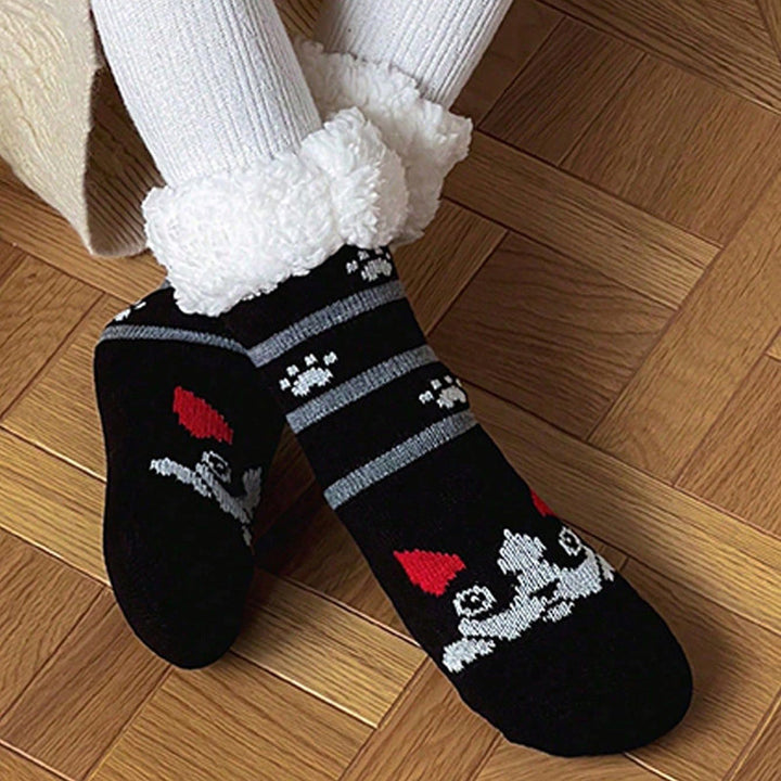 Chaussettes Chaudes De Dessin Animé