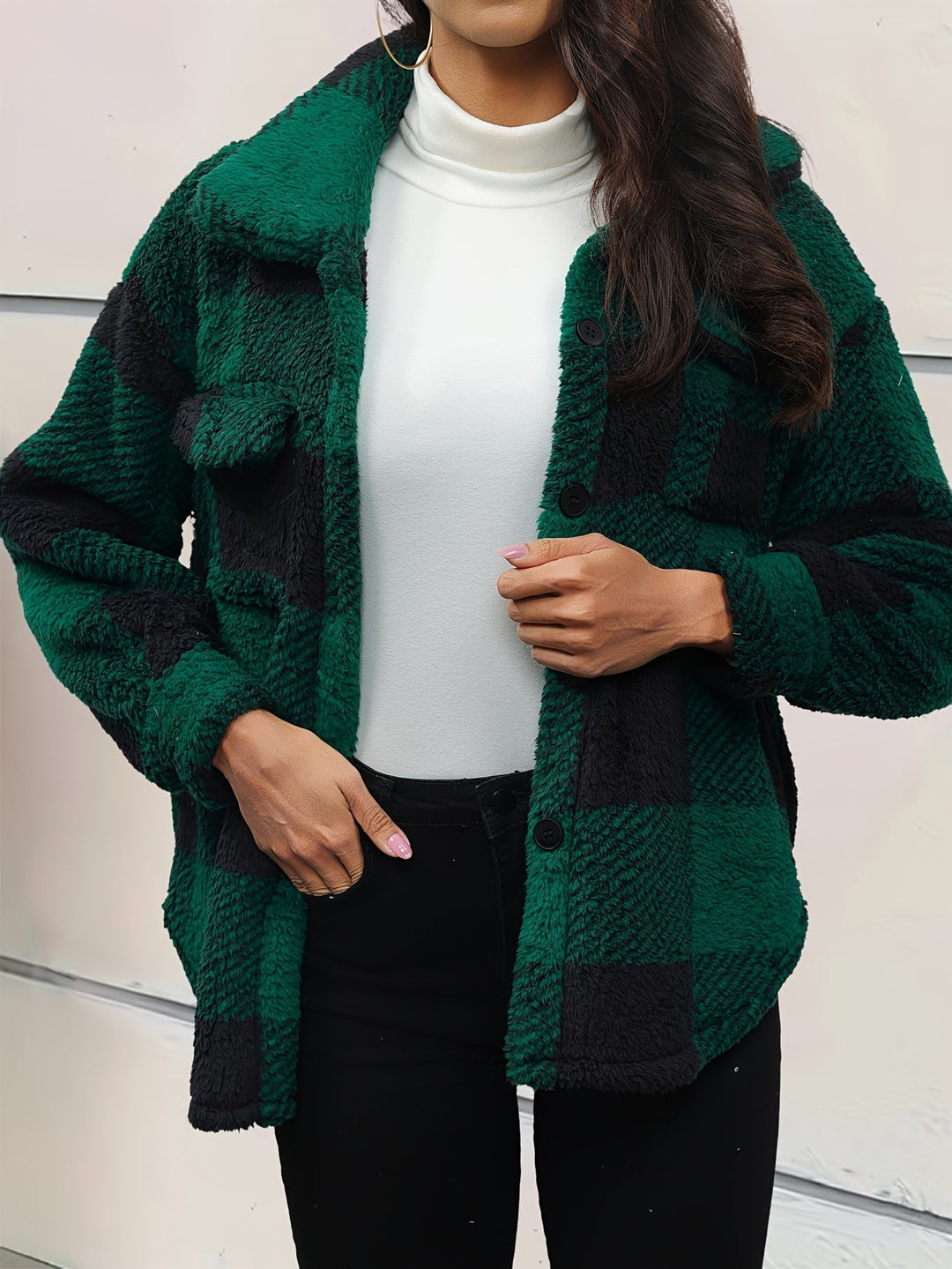 Ronda | Elegant Oversized Fleece Jacket