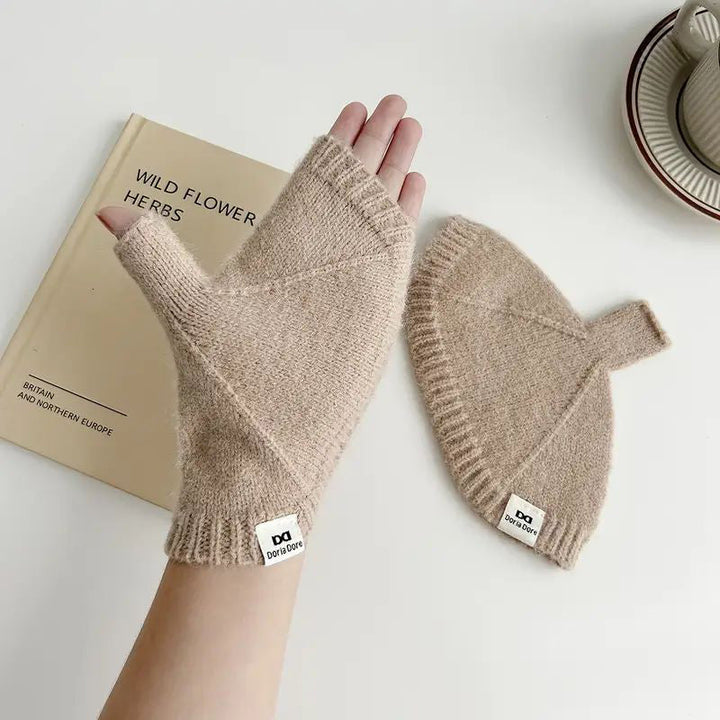 Gants Chauds De Couleur Unie