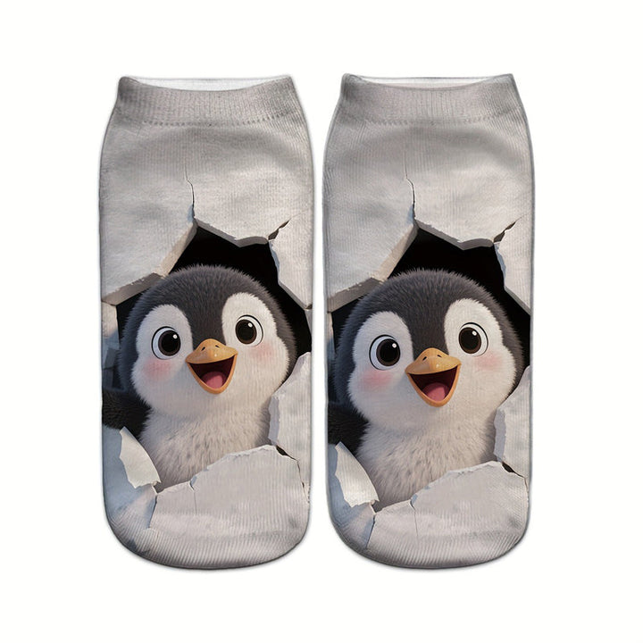 Chaussettes Décontractées À Imprimé Animal